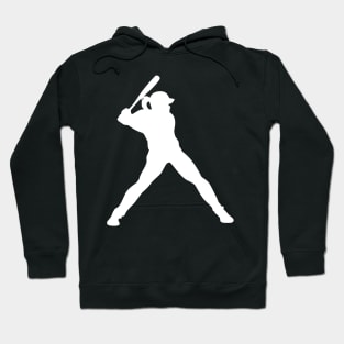 Baseball Player Female Hoodie